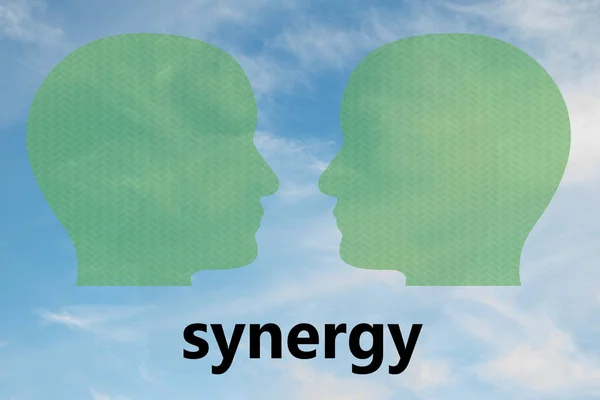 Synergie-communicatie concept — Stockfoto