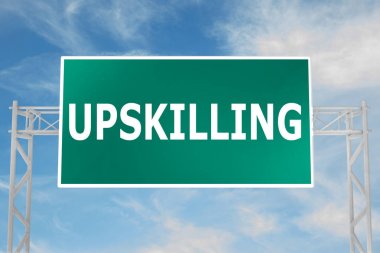 UPSKILLING - professional concept clipart