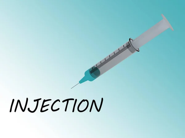 INJECTION concept médical — Photo