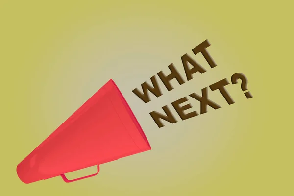 WHAT NEXT? concept — Stock Photo, Image