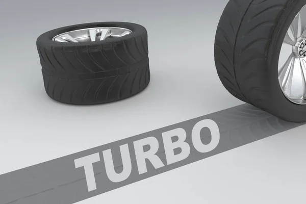 Turbo-Power concept — Stockfoto