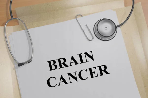 Έννοια του καρκίνου εγκεφάλου — Φωτογραφία Αρχείου