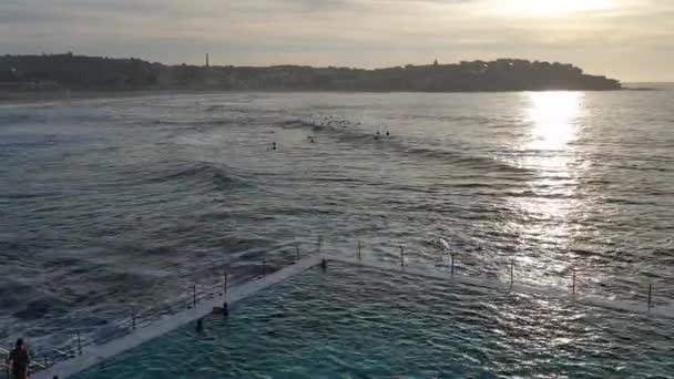 Unica e speciale piscina a Sydney sparato — Video Stock
