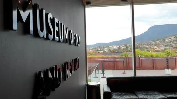 Museo Mona de Tasmania disparó contra disparos — Vídeo de stock