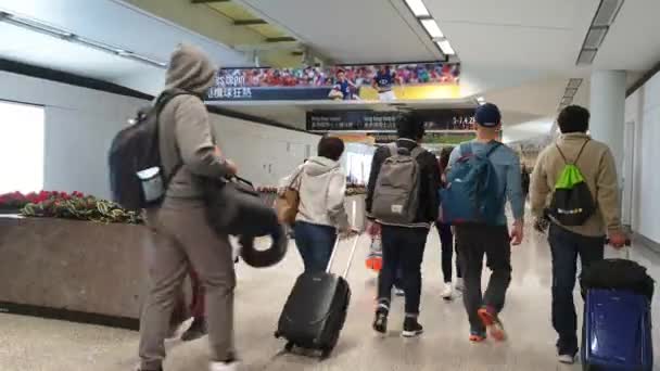 Hong Kong-i terminál, ahol lelőtték az utasokat — Stock videók
