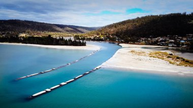 Prosser Bay Orford Yakın Tazmanya Avustralya Drone Görünümü at