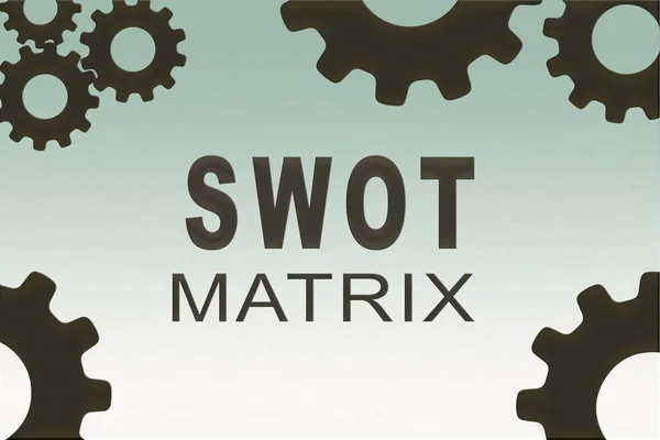Koncepce SWOT Matrix — Stock fotografie