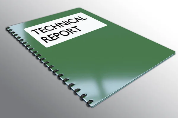 Technisch rapport concept — Stockfoto