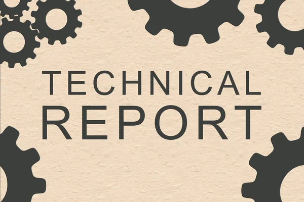 Technisch rapport concept — Stockfoto