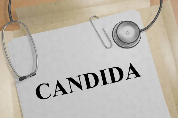 Candida - Tıbbi konsept — Stok fotoğraf