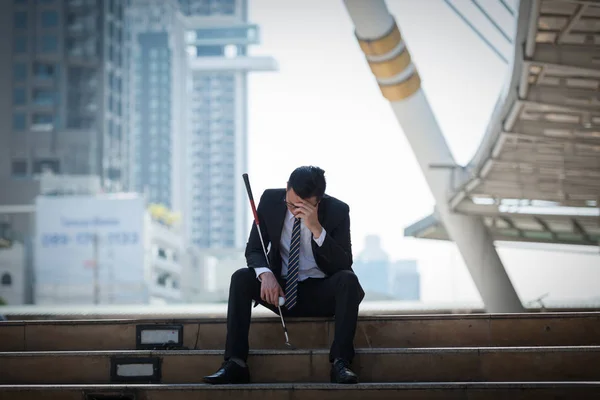 Молодой Азиатский Бизнесмен Испытывает Стресс Беспокойство Головную Боль Разочарование Время — стоковое фото