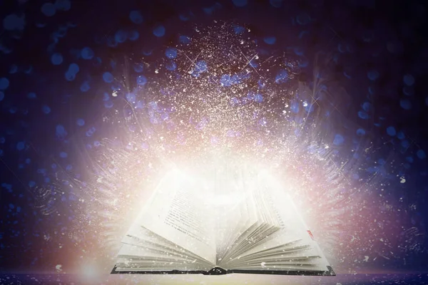 Fondo Abstracto Con Libro Magia — Foto de Stock