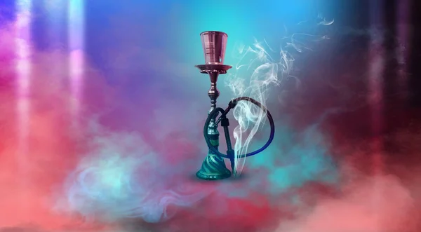 Hookah Beautiful Oriental Background Smoke — Stock Photo, Image
