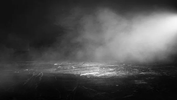 空の暗いブラック ルームの背景 — ストック写真