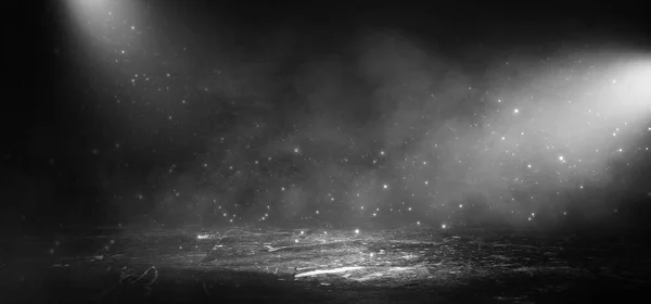 空の暗いブラック ルームの背景 — ストック写真