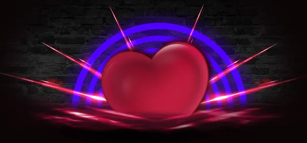 Valentines Fond Vente Rouge Avec Coeur Fond Romantique Rouge Pour — Photo
