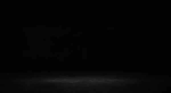空的黑色工作室房间 深色背景 抽象暗空工作室房间纹理 产品展示聚光灯背景 黑暗工作室画廊 — 图库照片