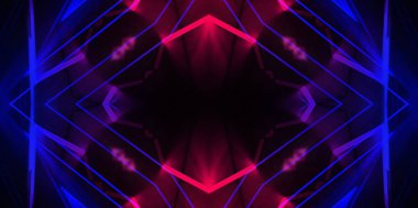 Çizgiler ve parlaklık ile soyut arka plan neon