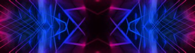 Çizgiler ve parlaklık ile soyut arka plan neon