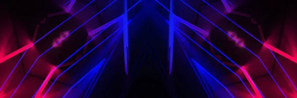 Abstracte Achtergrond Neon Met Lijnen Gloed — Stockfoto