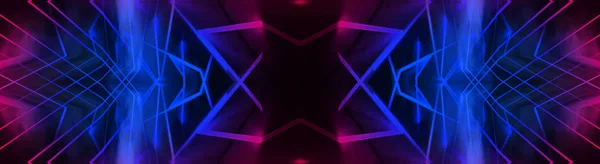 Abstract background neon with lines and glow