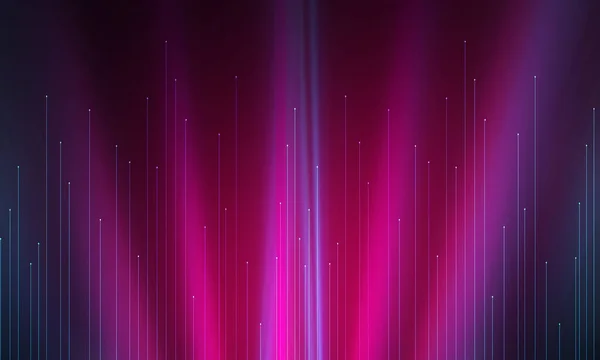 Futuristic Fractal Digital Science Technology Background Smooth Lines Color Gradient — Stock Photo, Image