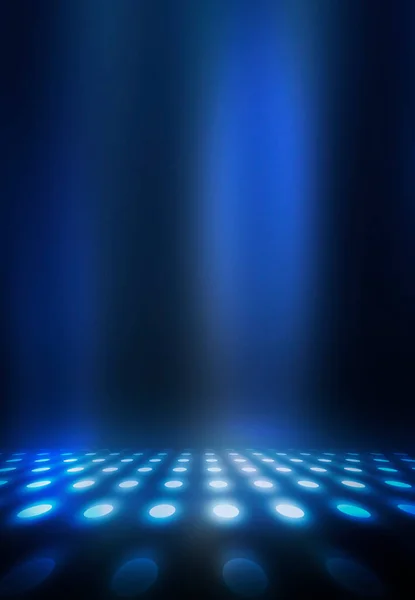 Dark Blue Abstract Futuristic Background Laser Neon Rays Neon Light — Stock Photo, Image