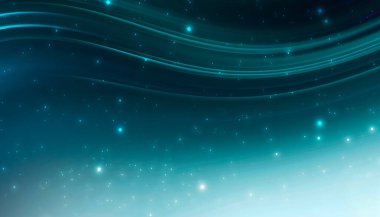 Pürüzsüz neon çizgileri olan soyut modern arkaplan. Işık çizgileri, parlak aksanlı arka plan. Akrilik sıvı soyut.