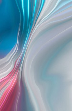 Neon parlak sıvı çizgileri akan soyut modern gri arka plan. Işık çizgileri, parlak aksanlı arka plan. Akrilik sıvı soyut.