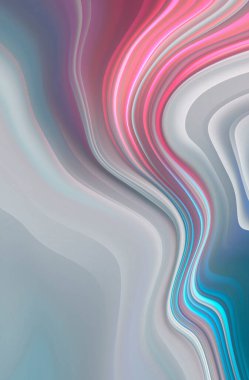 Neon parlak sıvı çizgileri akan soyut modern gri arka plan. Işık çizgileri, parlak aksanlı arka plan. Akrilik sıvı soyut.