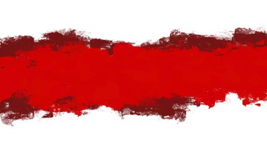 Beyaz-kırmızı-beyaz arka plan bayrağı. Beyaz Rusyalıların tarihi ulusal sembolü. Beyaz arka plan kırmızı şerit. Soyut arkaplan.