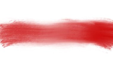 Beyaz-kırmızı-beyaz arka plan bayrağı. Beyaz Rusyalıların tarihi ulusal sembolü. Beyaz arka plan kırmızı şerit. Soyut arkaplan.