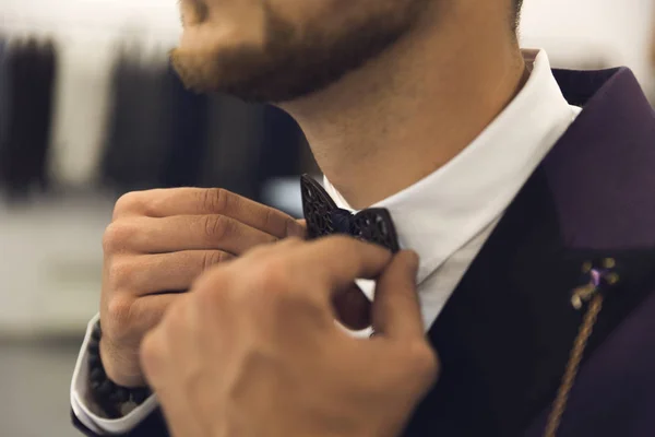Men Wearing Formal Suit Accesories — Stock Photo, Image