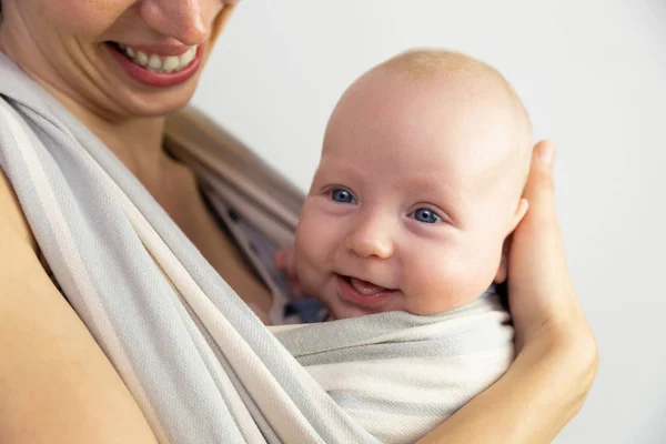 Happy Baby Mother Baby Mother Sling — Stock Photo, Image