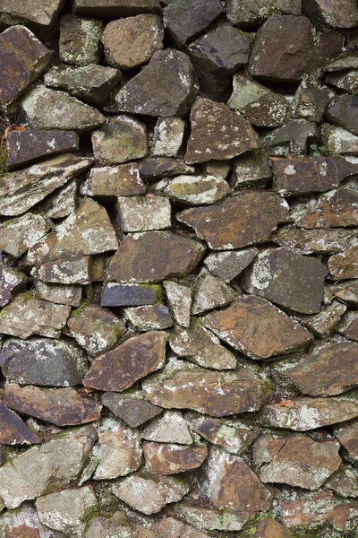 Rocas Junto Mar Creando Muro Piedra — Foto de Stock