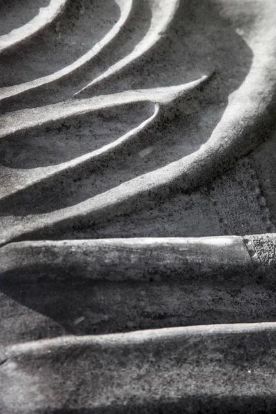 Textura Rupestre Ondulada Monumento Antigo — Fotografia de Stock