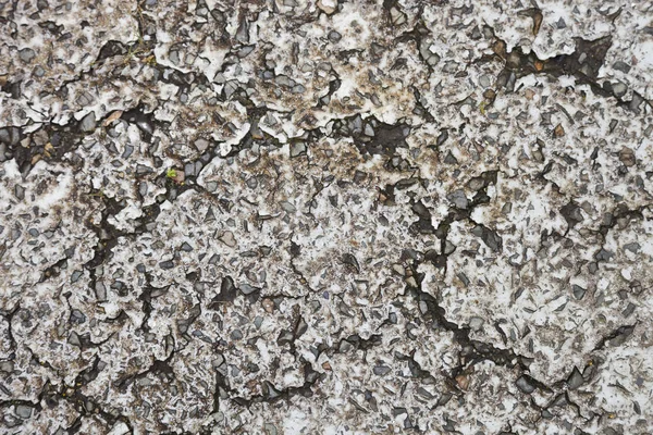 Тріщинна Фарба Вершині Асфальту Тротуару — стокове фото