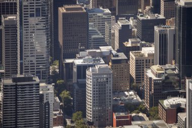Melbourne Cbd büyük mimari görünümü.