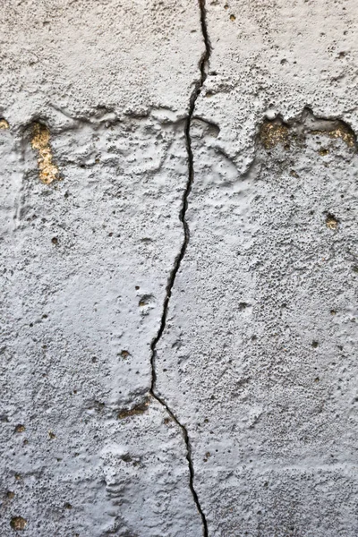 Single crack on a concrete texture.