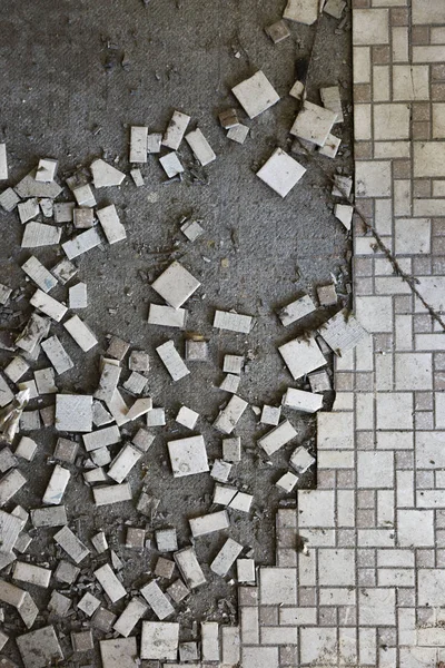 Tiles Had Broken Working Time — Stock Photo, Image