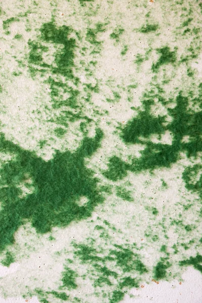 Grüne Farbe Spritzte Auf Eine Weiße Oberfläche — Stockfoto