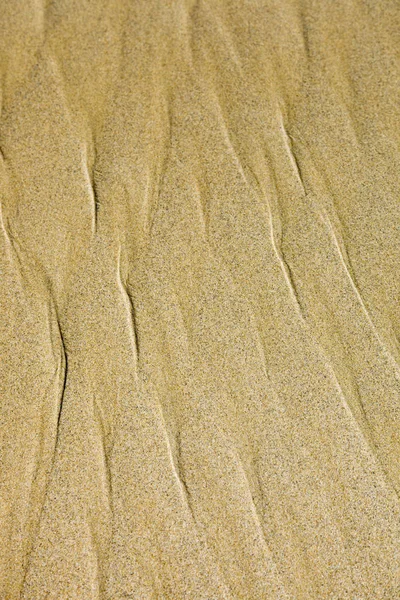 Hermosa Textura Arena Ondeando Justo Después Que Agua Precipita — Foto de Stock