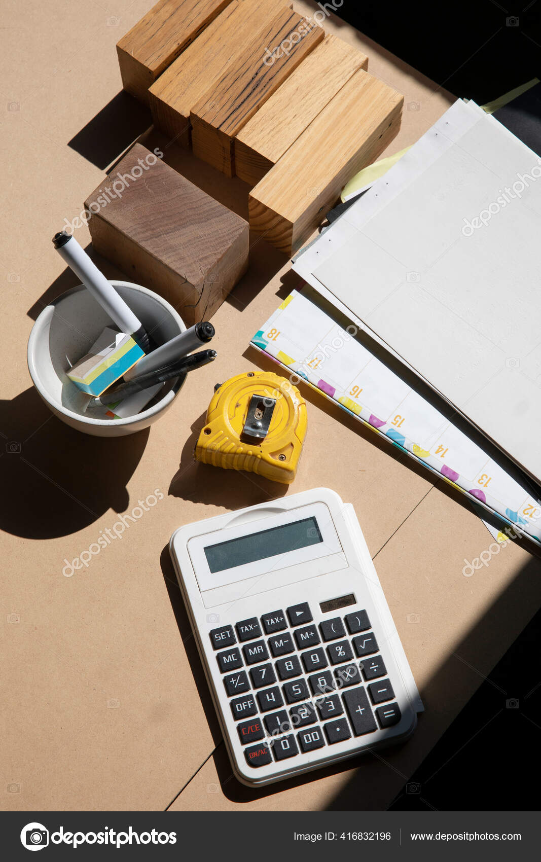 Professional Framing Equipment Studio Workbench Including Yellow Tape
