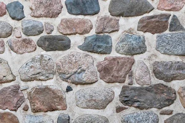 Каменная Стена Возле Церкви Хусби Сюхундра Районе Финста — стоковое фото
