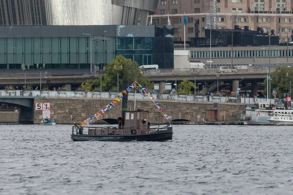 Stockholm Švédsko Srpen 2018 Oslavy 200 Let Parníky Švédsku Mnozí — Stock fotografie