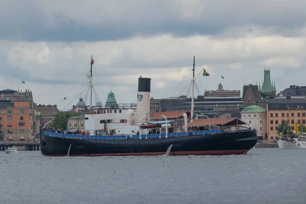 Stockholm Sweden Aug 2018 Icebreaker Sankt Erik Celebrations 200 Years — Stock Photo, Image