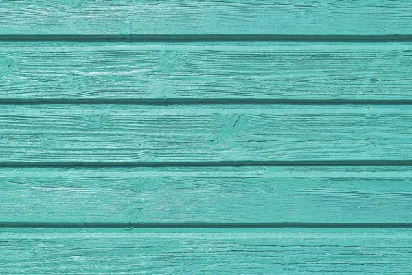 Newly Turquise Painted Wooden Panels House Shiny — Stock Photo, Image