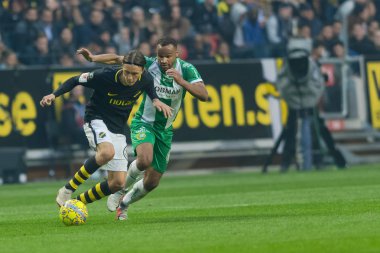 Solna, İsveç, 23 Eylül 2018: İsveç Allsvenskan Hammarby arasındaki AIK Derby. Her iki takım top AIK ile 1-0 kazandı.