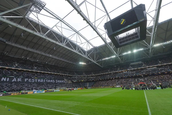 Solna Zweden Sept 2018 Derby Tussen Aik Hammarby Zweedse Allsvenskan — Stockfoto