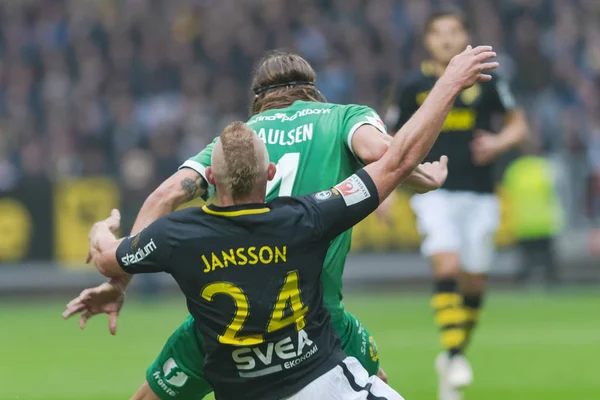 Solna Sveç Eylül 2018 Sveç Allsvenskan Hammarby Arasındaki Aik Derby — Stok fotoğraf